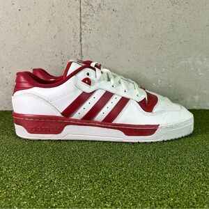 Adidas Rivalry Low White Active Maroon EE4967 Sneakers Shoes Men’s 13